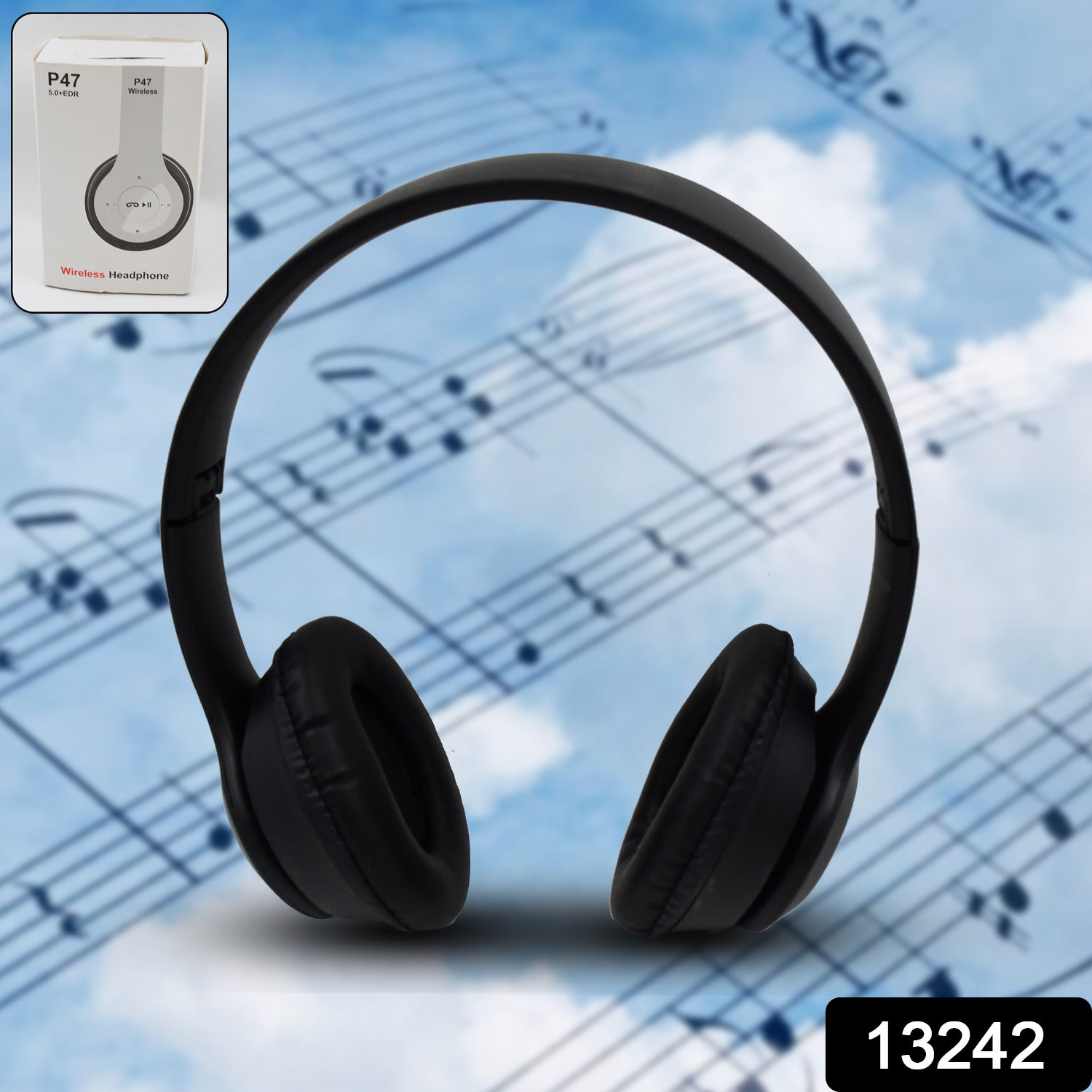 Foldable Wireless Headphone With Calling Function (1 Pc) Foldable Wireless Headphone With Calling Function (1 Pc)